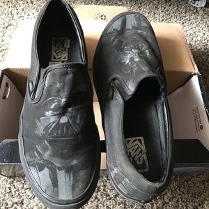 Vans Darth Vader slip on